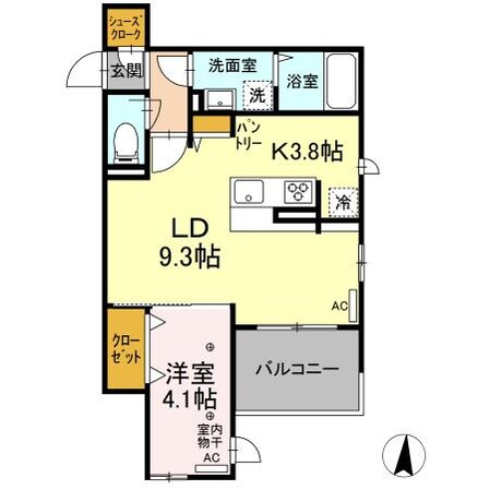 荒井駅 徒歩11分 2階の物件間取画像